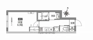 FABRIC中井【4階】の間取り