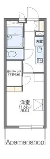 レオパレスソフィア【2階】の間取り