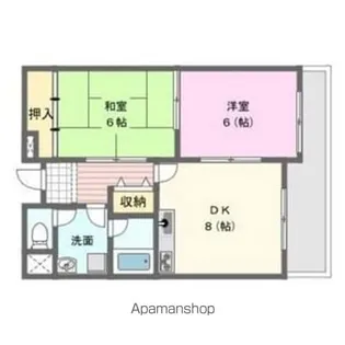ヤシロヒルズ【202号室】の間取り