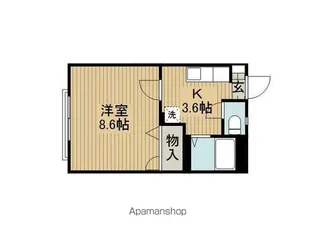 グランシャリオ湖浜B棟【1階】の間取り