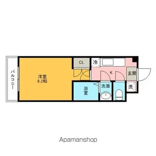 シーサイド・ラ・フィーネ【1階】の間取り