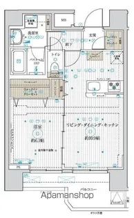 ベルグレード浅草【10階】の間取り