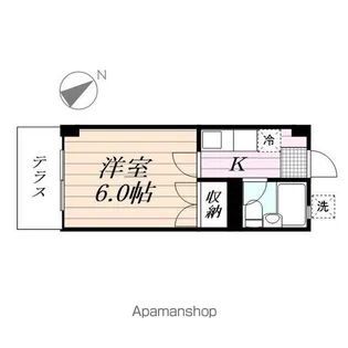 ビレッジ仁戸名【103号室】の間取り