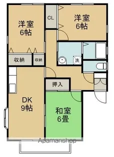 エクレール【2階】の間取り