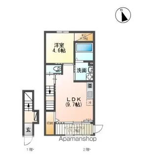 CEDAR RBⅢ【2階】の間取り