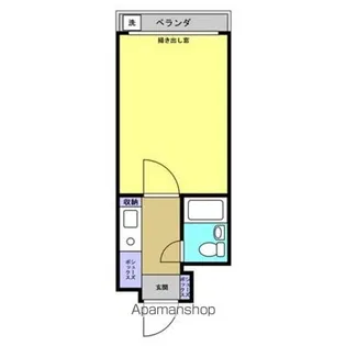 プリンスオブオレンジ横浜【4階】の間取り
