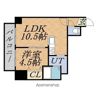 パークヒルズ中央25【9階】の間取り