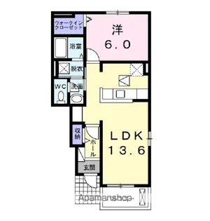 プリムローズ【1階】の間取り