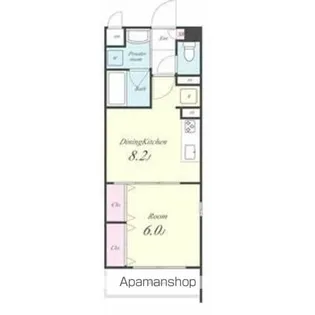 アイボリー【3階】の間取り