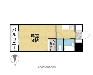 カステーロ・ヴェルデ【5階】の間取り