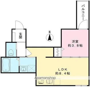 アーバン・コハマ【103号室号室】の間取り