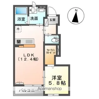 メゾンレイア【1階】の間取り