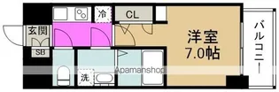 S-RESIDENCE福島玉川Uno【8階】の間取り