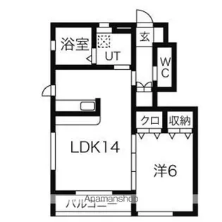 STAY GOLD【1階】の間取り