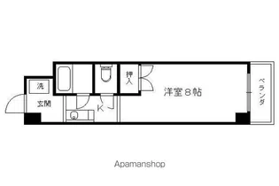 サンハイツ西【211号室】の間取り