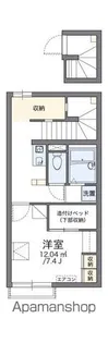 レオパレスプレズント コマイ【202号室】の間取り