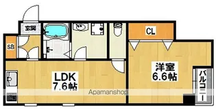 FRAMEWOOD【3階】の間取り