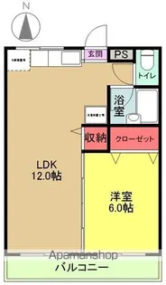 ラビットハウススプリング【103号室】の間取り