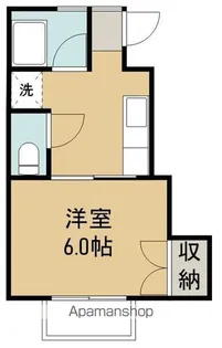 第三コーポ美徳【2階】の間取り