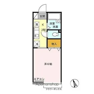 ピュアコート 壱番館【2階】の間取り