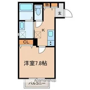 リトルキャビン【2階】の間取り