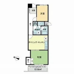 グリーンハイツ金町【6階】の間取り