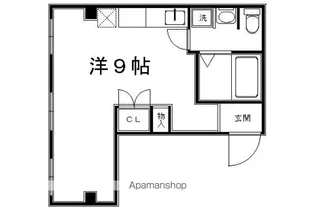 伸幸ビル【2-A号室】の間取り