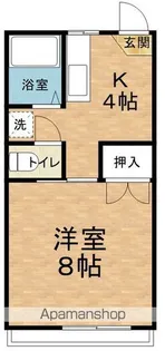 フォーブルジョイ【B103号室】の間取り