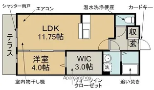 アムール【1階】の間取り