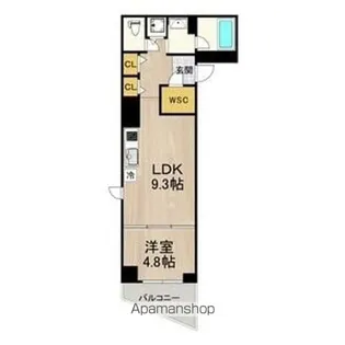 セノアタワー泉【3階】の間取り