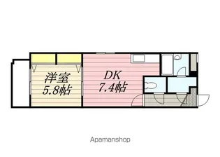 レジデンス高石【4階】の間取り