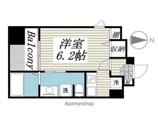 東京都渋谷区恵比寿2丁目【マンション】の間取り