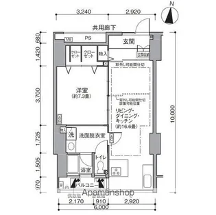 東雲キャナルコートCODAN11号棟【5階】の間取り