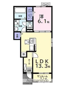 ウルルⅡ【1階】の間取り