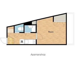 ロジュマン泉佐野【5階】の間取り