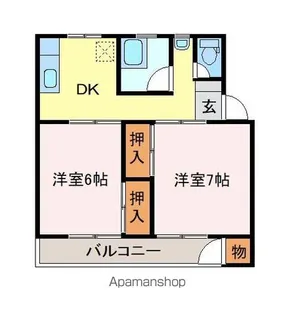 トキワ荘11【616号室】の間取り