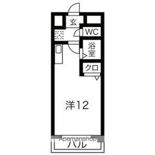URBAN STAGE SHAMROCK【3階】の間取り