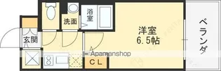 CREST TAPP 大阪EAST【908号室】の間取り