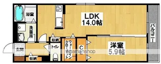SOUTHグランドメゾン三国ヶ丘【2階】の間取り