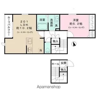 つくど瑞宝館【2階】の間取り