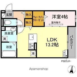 DーHILLS西浅田【2階】の間取り