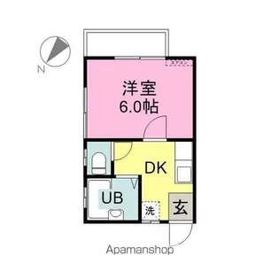 レイクサイド川崎【2階】の間取り
