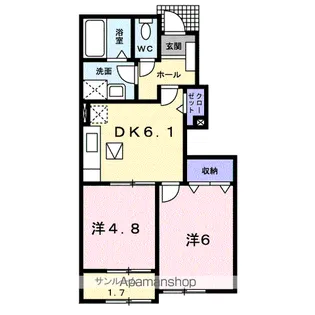 ALIVE IT 刻 Ⅰ【1階】の間取り