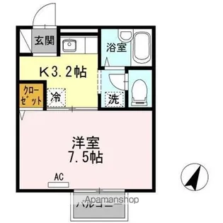 ベル・セゾン【2階】の間取り