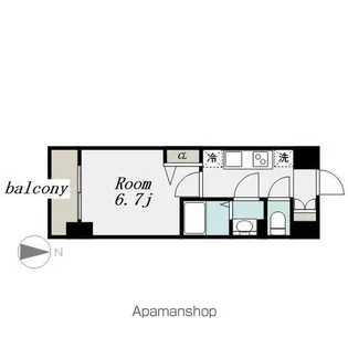 プレサンス上前津エレスタ【14階】の間取り