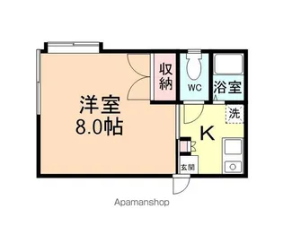 パークサイド呉羽【1階】の間取り