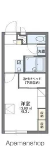 レオパレスGRAZIA【2階】の間取り