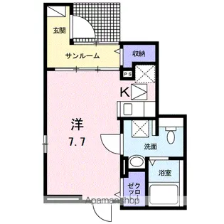 SK南太田 B棟【1階】の間取り