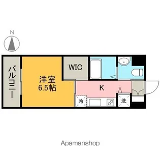 KDX千早(チハヤ)レジデンス【7階】の間取り