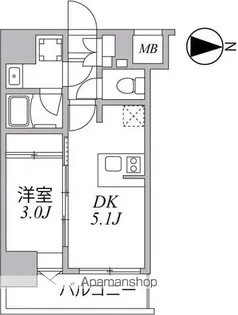 SYFORME住吉【7階】の間取り